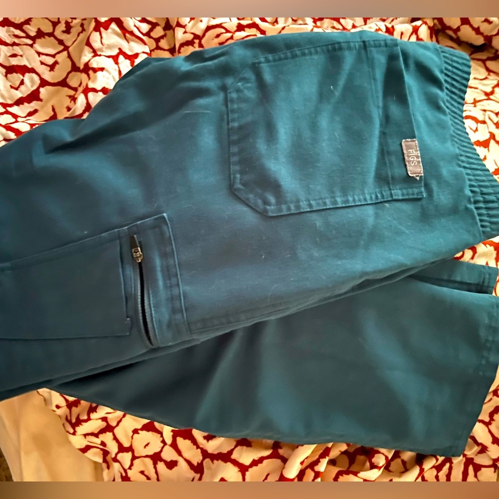 Figs teal scrub bottoms